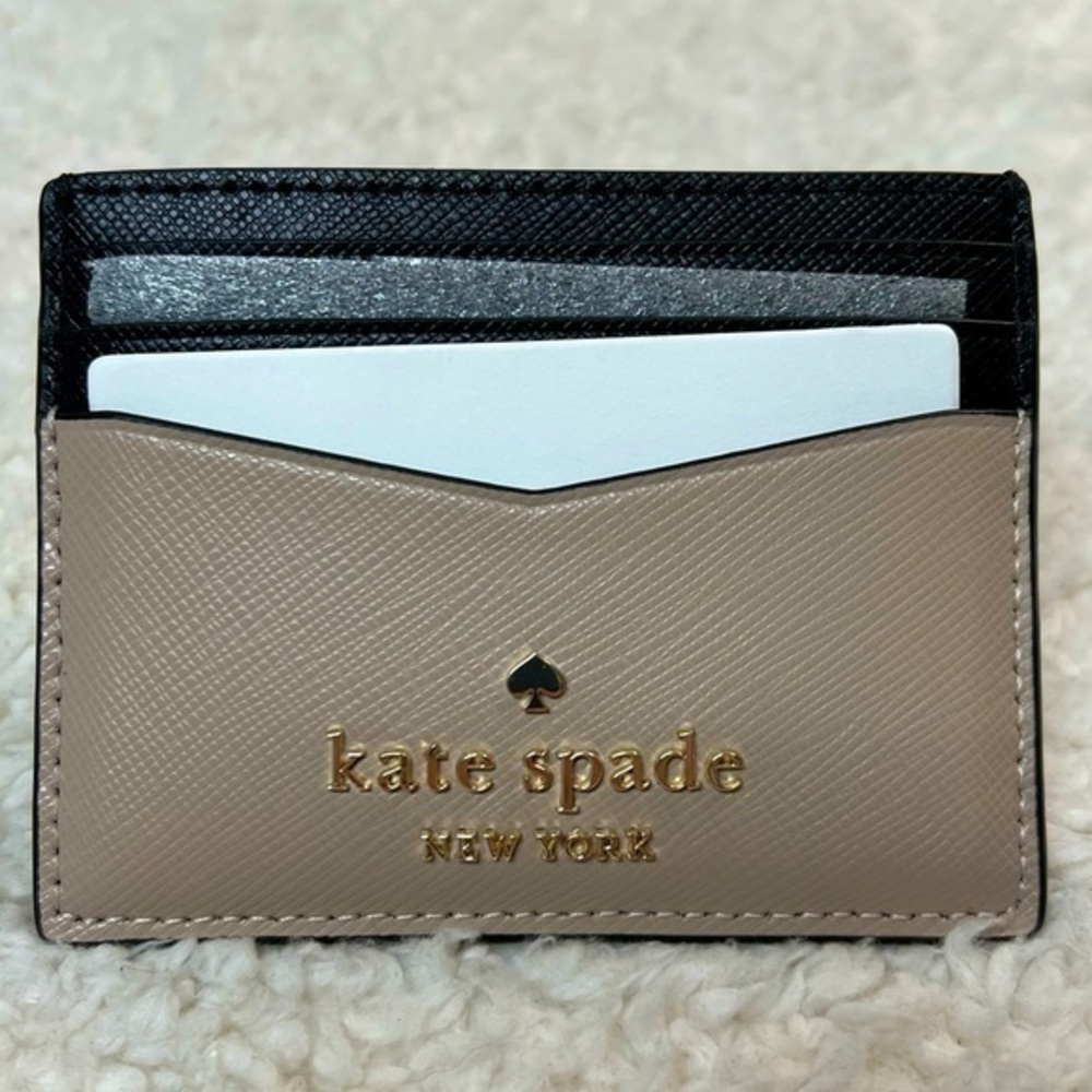 🥳HP Kate Spade “Staci” Colorblock Slim Card Case